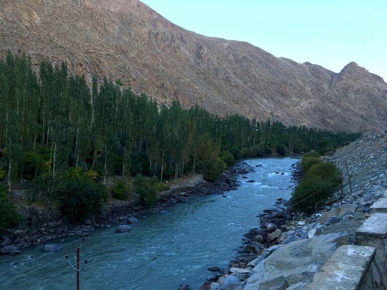 Indus River Before entering Kargil