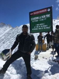 Me at Khardung La Top, ladakh