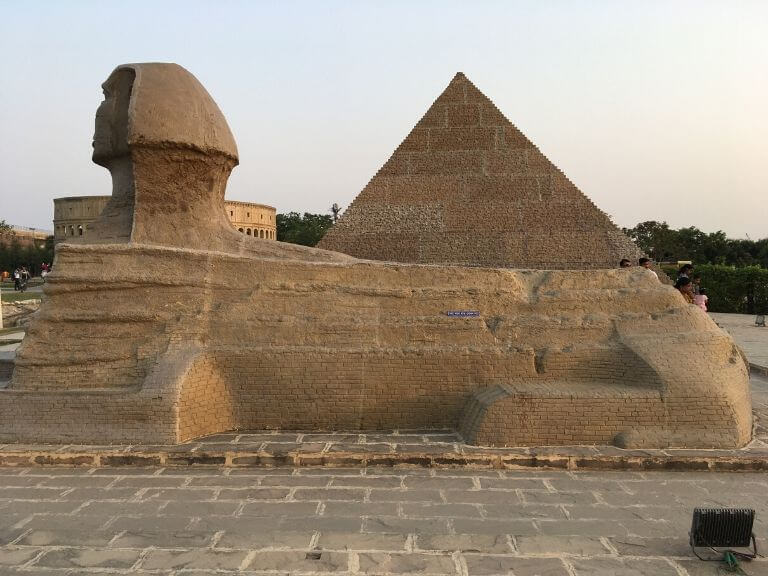 Pyramid of Giza replica, Eco Park 7 wonders