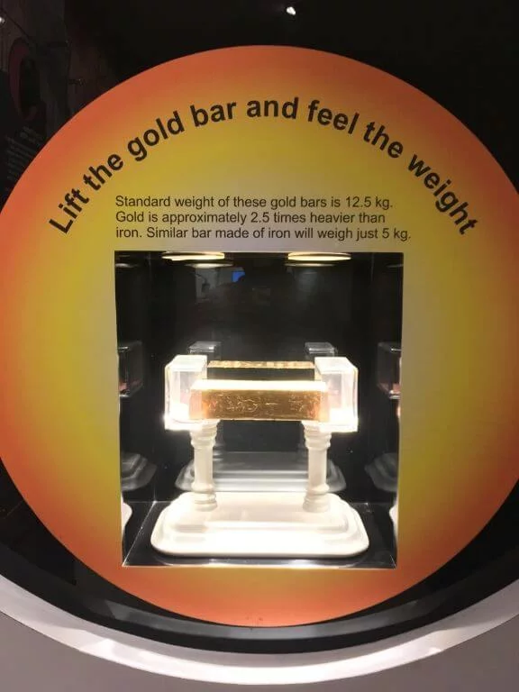 12.5 Kg Gold Bar RBI Museum