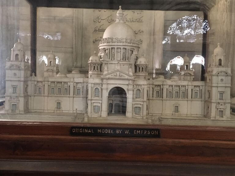 Original wooden Model of Victoria Memorial