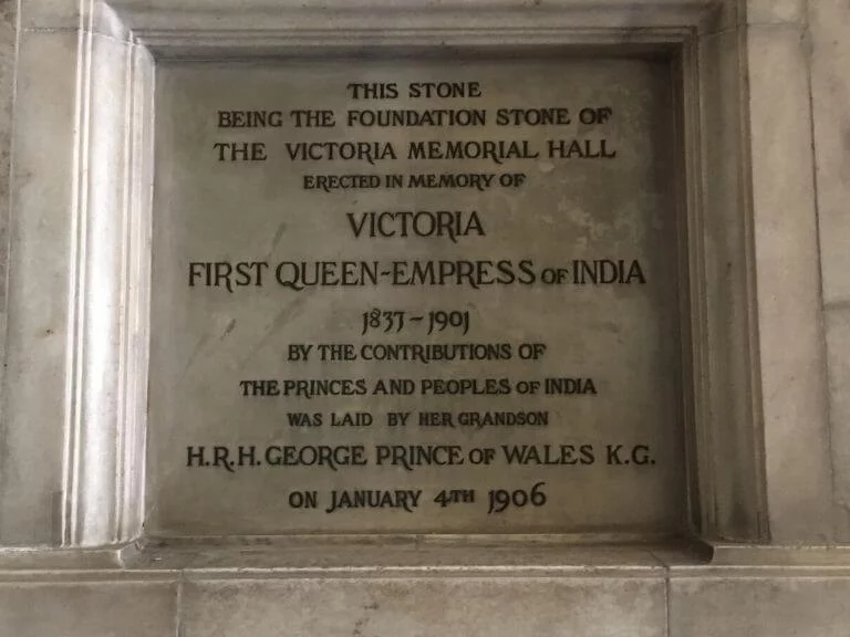 Victoria Memorial Original Foundation stone
