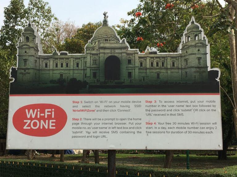 Victoria Memorial Wifi zone