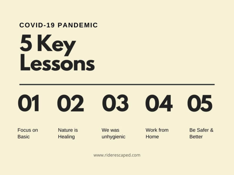 5 key lessons to Learn from COVID-19 Pandemic