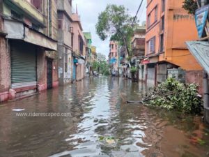 Amphan Cyclone effect water-logging, 21st May 2020