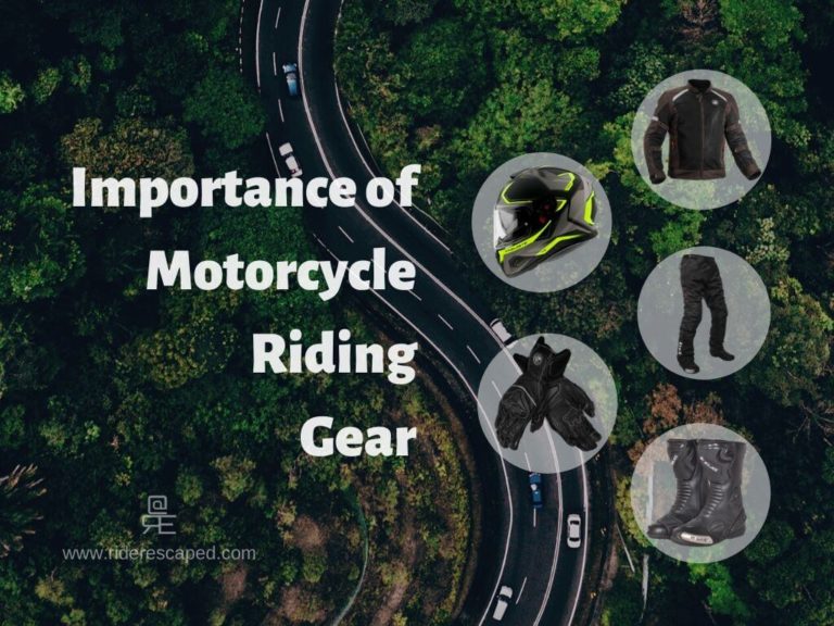 Why Riding Gear can be a lifesaver for you