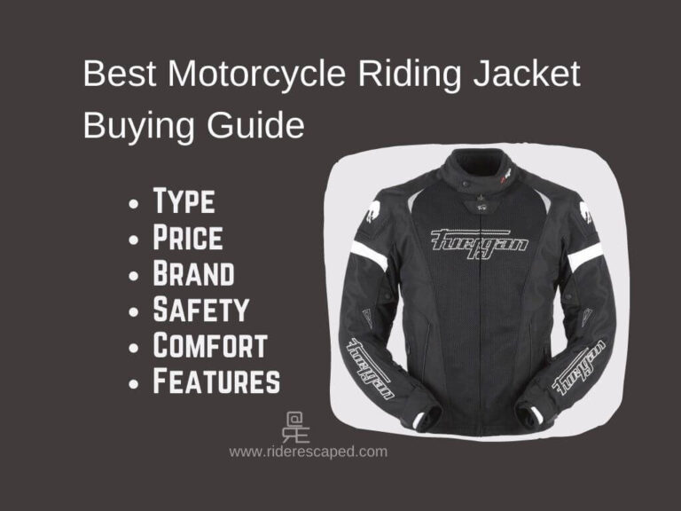 Motorcycle Riding Jacket Buying Guide