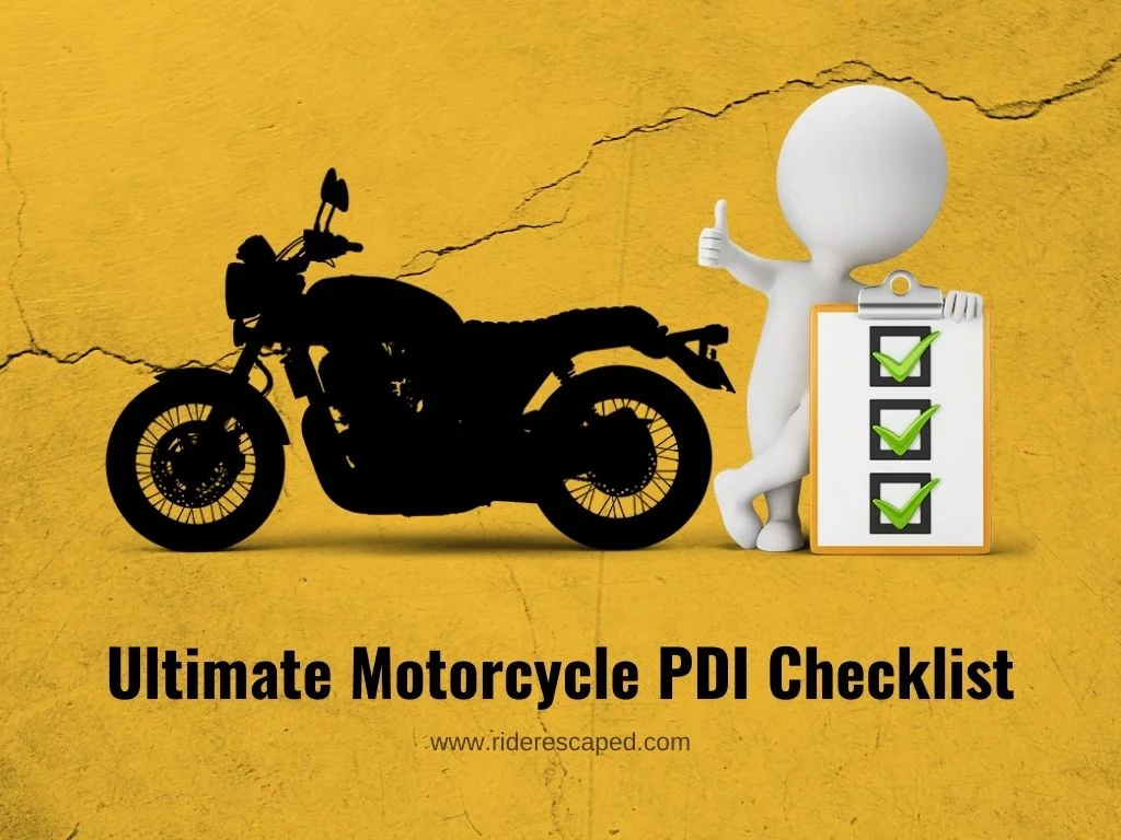 Ultimate Motorcycle PDI Checklist Feature Image