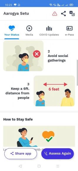 Aarogya Setu App tips to stay safe